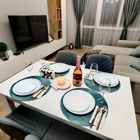 Apartment Blue Cream Burgas